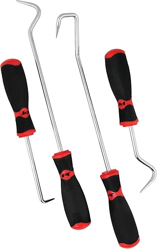 Performance Tool W943 Herramienta de extracción de manguera de eje largo y corto de 13 pulgadas con agarres tri-lobulares, tratada térmicamente y