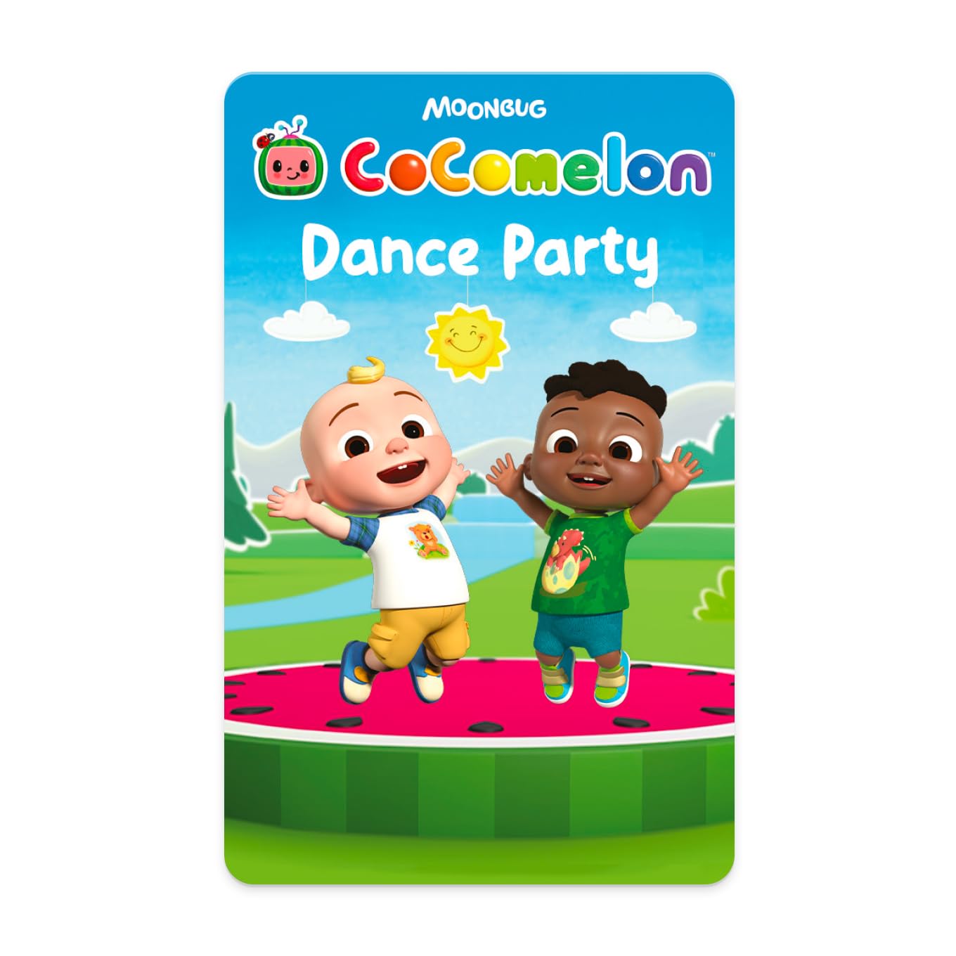 CoCoMelon Dance Party– Kids Audiobook Card for Use with Player & Mini All–in–1 Audio Device, Educational & Screen-Free Listening with Fun Singalong Music for Playtime Parties & Travel, All Ages