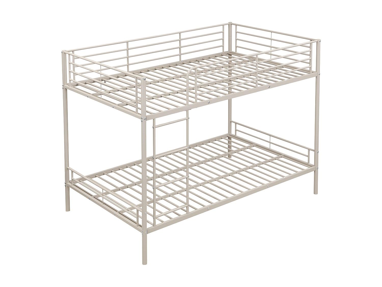 Vente-unique - Lits superposés - 2 x 120 x 190 cm - Beige - DUOTIS II