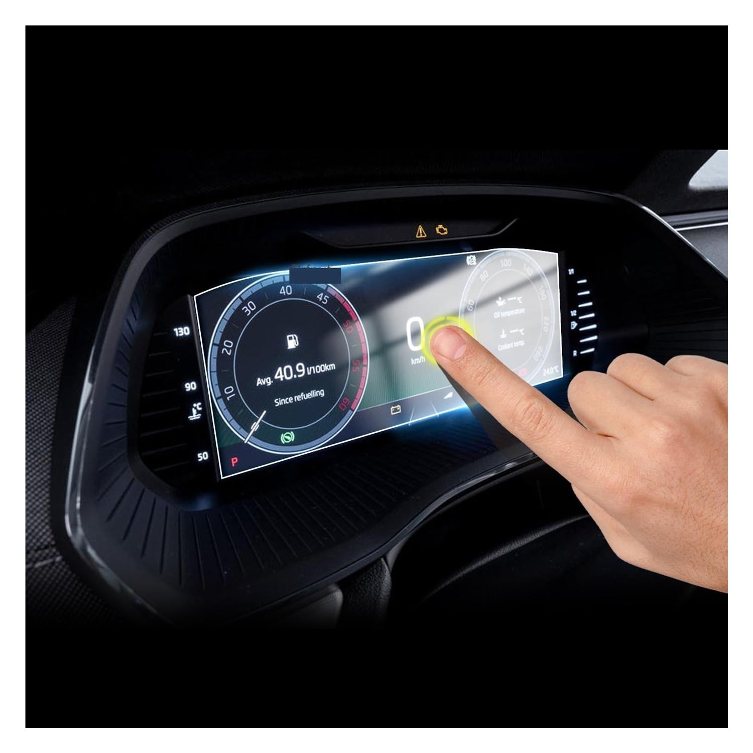 Film protection navigation Octavia Mk4 contre les rayures