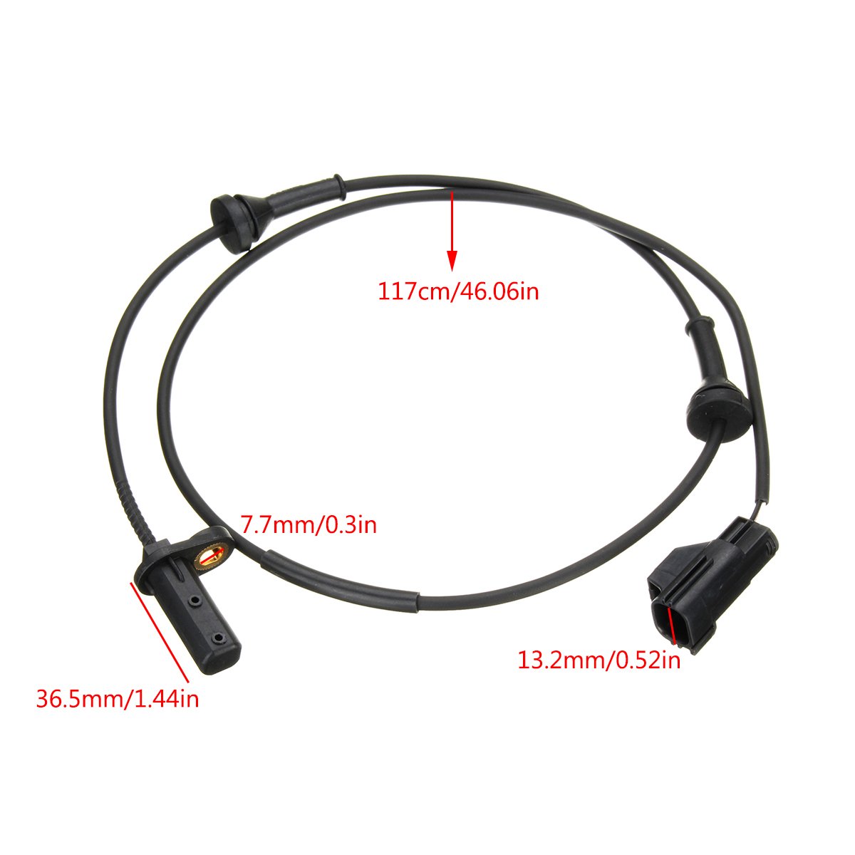 Sensore ABS Auto, per Volvo S60 2000-2010 / S80 1998-2006 / V70 2000-2007, sensore ABS velocità Ruota Anteriore Sinistra Auto