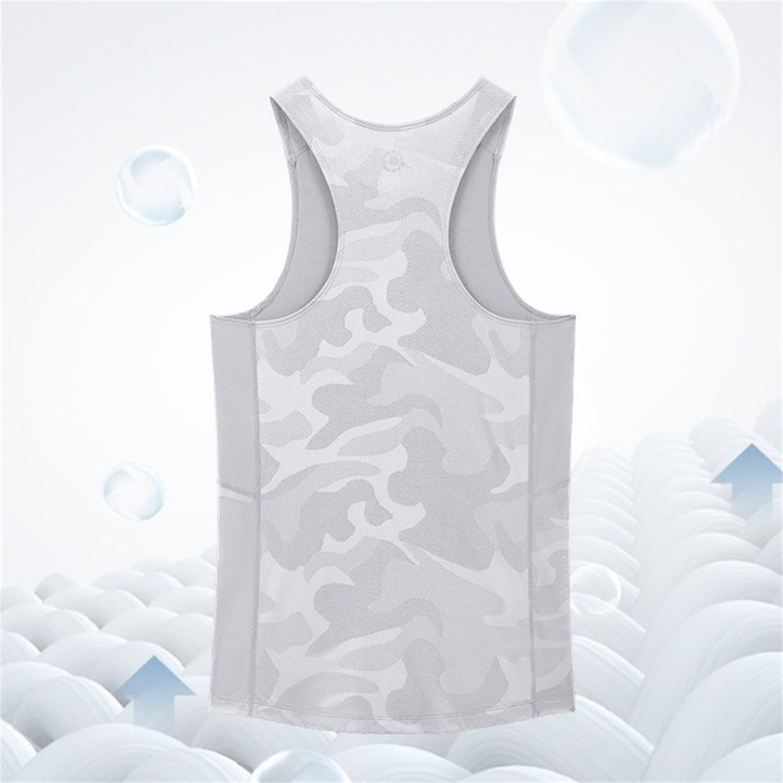 CHUNOTU - Paquete de 3 camisetas sin mangas para hombre, secado rápido, transpirables, atléticas, para entrenamiento, correr, verano, camiseta sin mangas