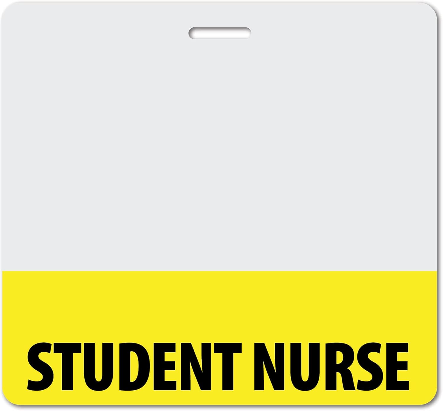 Student Nurse Heavy Duty Horizontal Light Purple (20 Pack) - Spill & Tear Proof Cards - 2 Sided USA Printed Quick Role Identifier ID Tag Backer by BadgeZoo