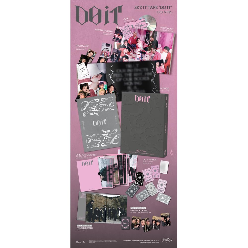 STRAY KIDS [SKZ IT TAPE 'DO IT' (DO VER.) Limited Album]+Pre-Order