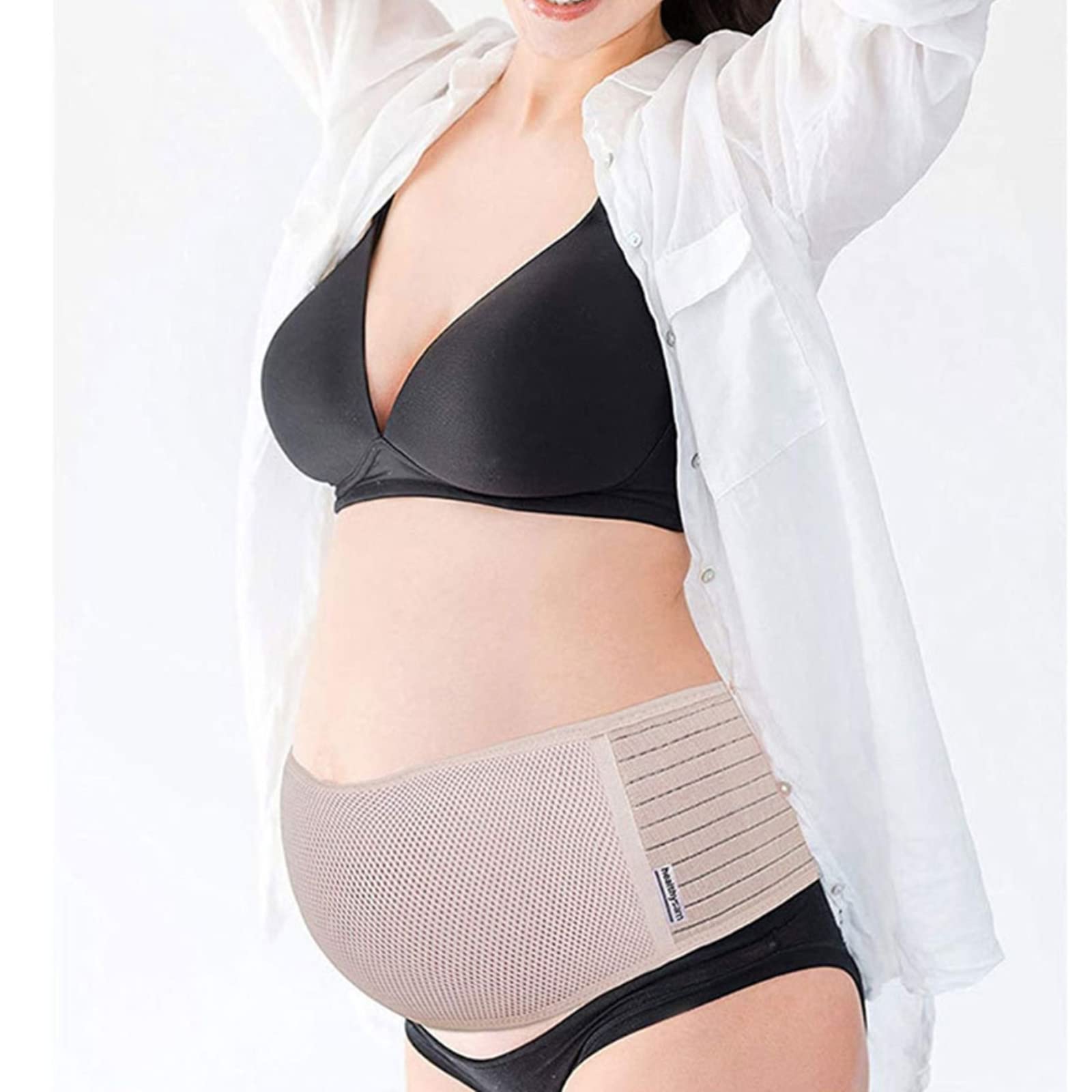 Schwangerschafts-Bauchband, Schwangerschaftsstützgürtel, weich, atmungsaktiv, Beckenstützband, Bauchband, Schlinge, Schwangerschafts-Rückenbandage, entworfen zum Gehen, Stehen, Geschenk für schwa