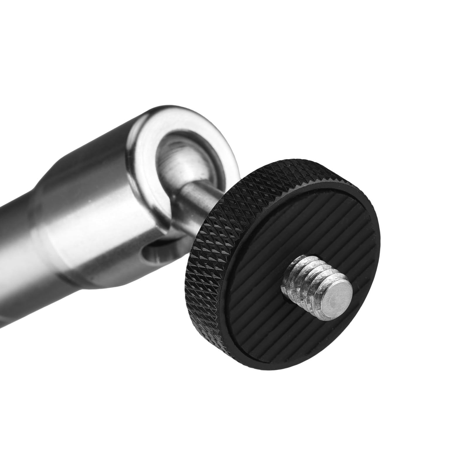 POENVFPO Braccio Magico, Doppia Testa a Sfera e Supporto per Fotocamera Regolabile in Lega di Alluminio per DSLR, Monitor e Illuminazione Video con Filettatura da 1/4 di Pollice (RJ088 da 11
