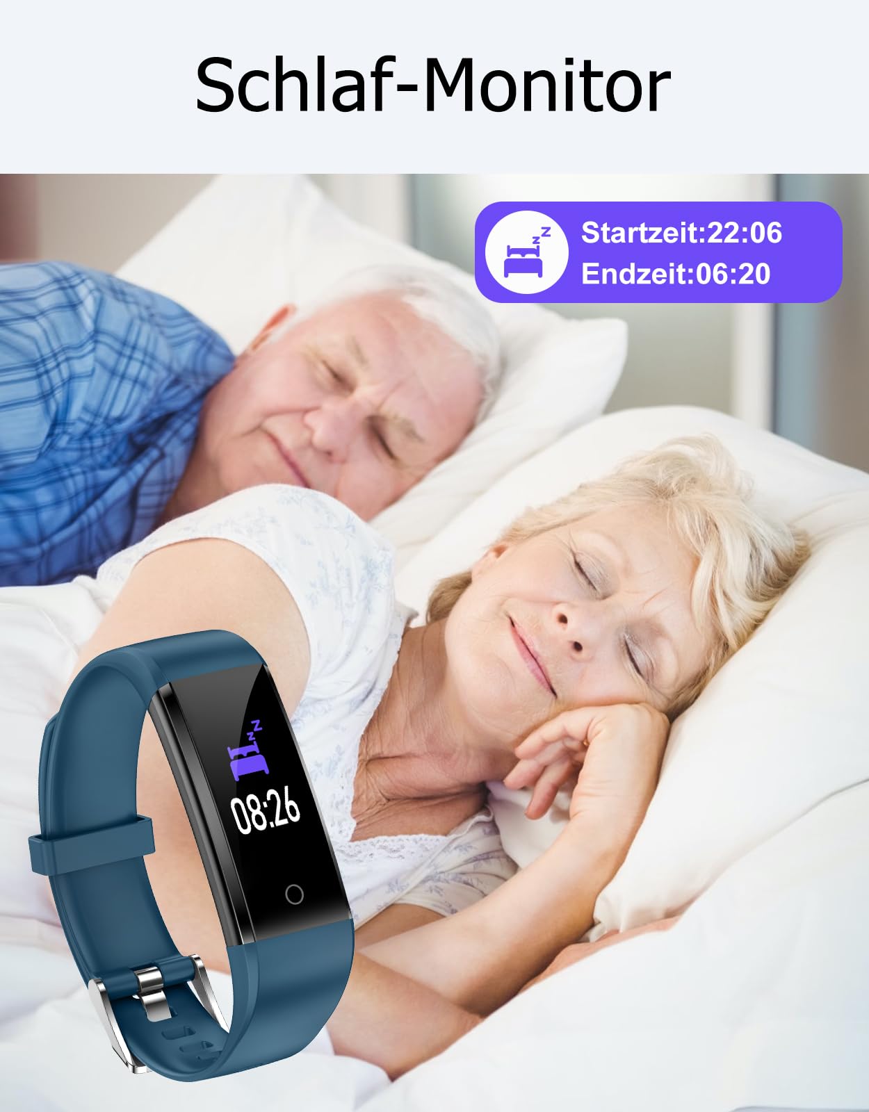 GRV Schrittzähler Uhr Ohne Bluetooth/Ohne Handy für Damen Herren Senioren Kinder,Fitness Tracker Fitnessuhr mit Schrittzähler Kalorienzähler,Schlafüberwachung Aktivitätstracker für Gehen Laufen