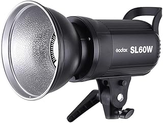 Godox SL-60W 60WS 5600±300K White Version Video Light Wireless Control Continuous on Photography Studio Light (SL-60W)