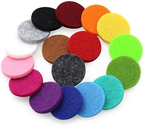 Miniatura 2 de 200 piezas de difusor de aromaterapia difusor de aromaterapia almohadillas de repuesto para collar de reemplazo de almohadillas de fieltro difusor