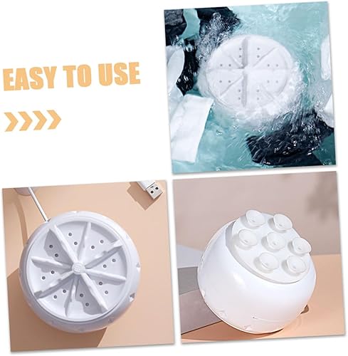 Miniatura 3 de Cabilock Lavadora de lavandería ultrasónica Mini lavadora portátil para fregadero de cocina Rv y necesidades de lavandería