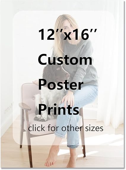 GZZFXXD Personalized Custom12''x16'' Canvas Prints with Your Photo/your Image Large Wallart Wall Decor for Bedroom Dining room Living room Children's room(Unframed)