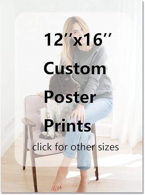 GZZFXXD Personalized Custom12''x16'' Canvas Prints with Your Photo/your Image Large Wallart Wall Decor for Bedroom Dining room Living room Children's room(Unframed)