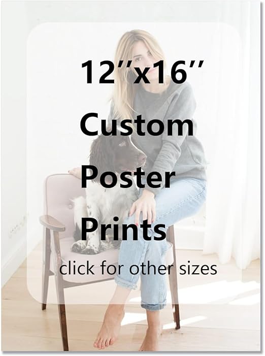 GZZFXXD Personalized Custom12''x16'' Canvas Prints with Your Photo/your Image Large Wallart Wall Decor for Bedroom Dining room Living room Children's room(Unframed)