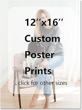 GZZFXXD Personalized Custom12''x16'' Canvas Prints with Your Photo/your Image Large Wallart Wall Decor for Bedroom Dining room Living room Children's room(Unframed)
