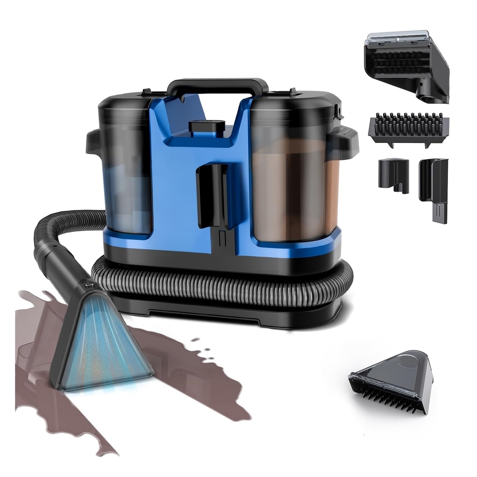 Portable Carpet Upholstery Spot Cleaner Machine 32KPA Power Suction with Versatile Tools for Pets Area Rugs And Couches