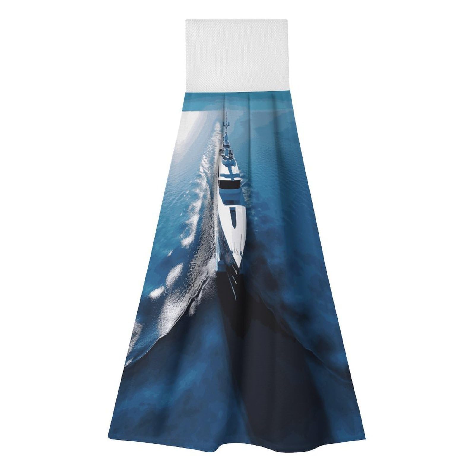 LZQPOEAS Yacht Hand Towel Reusable Polyester Towel Quick Dry Microfiber Washcloths, Reusable Lint Free Cleaning Towels for Bathroom Kitchen Hotel Spa Home Daily Use