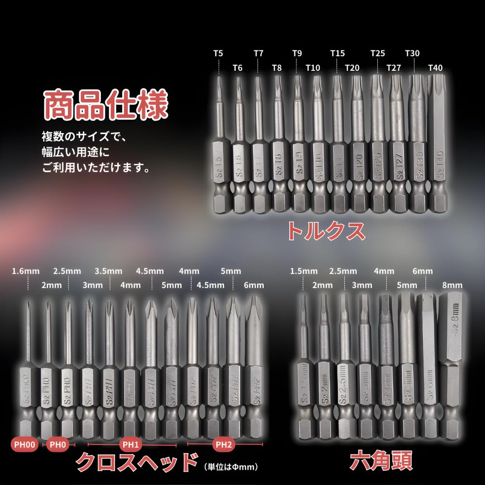 だいだいページ Amazon.co.jp: Daihodo Makita Compatible Screwdriver Bits, 32 Piece