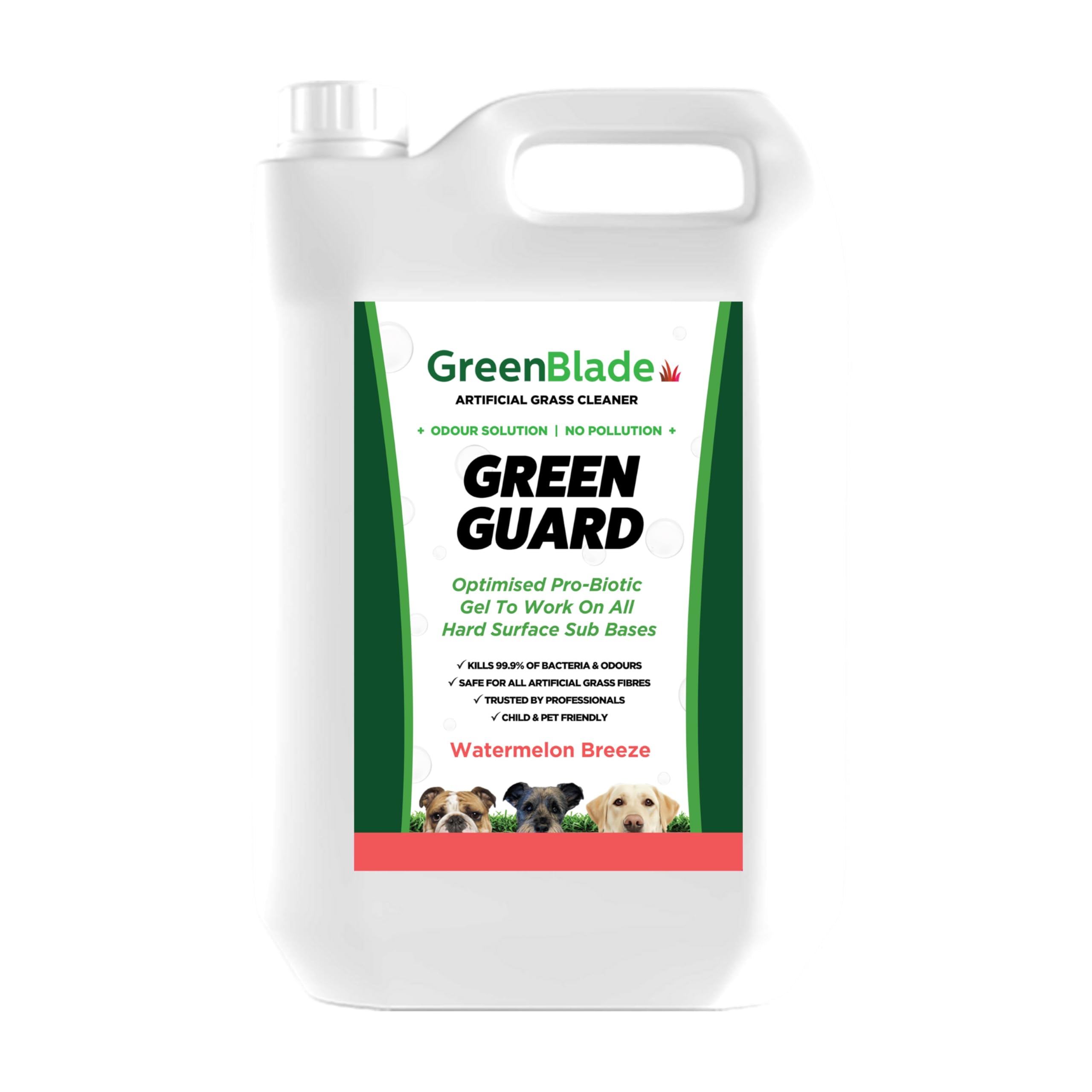 GreenBlade Green Guard Artificial Grass Cleaner & Odour Remover, 5L 1 Pack
