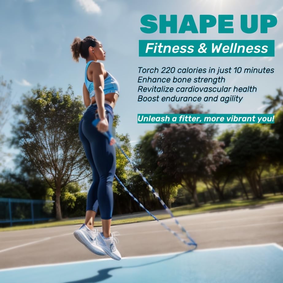 Miniatura 2 de Experimenta un salto suave y ajustable con la cuerda de saltar con cuentas IDOU - asas irrompibles, rotación sin enredos y longitud personalizable.