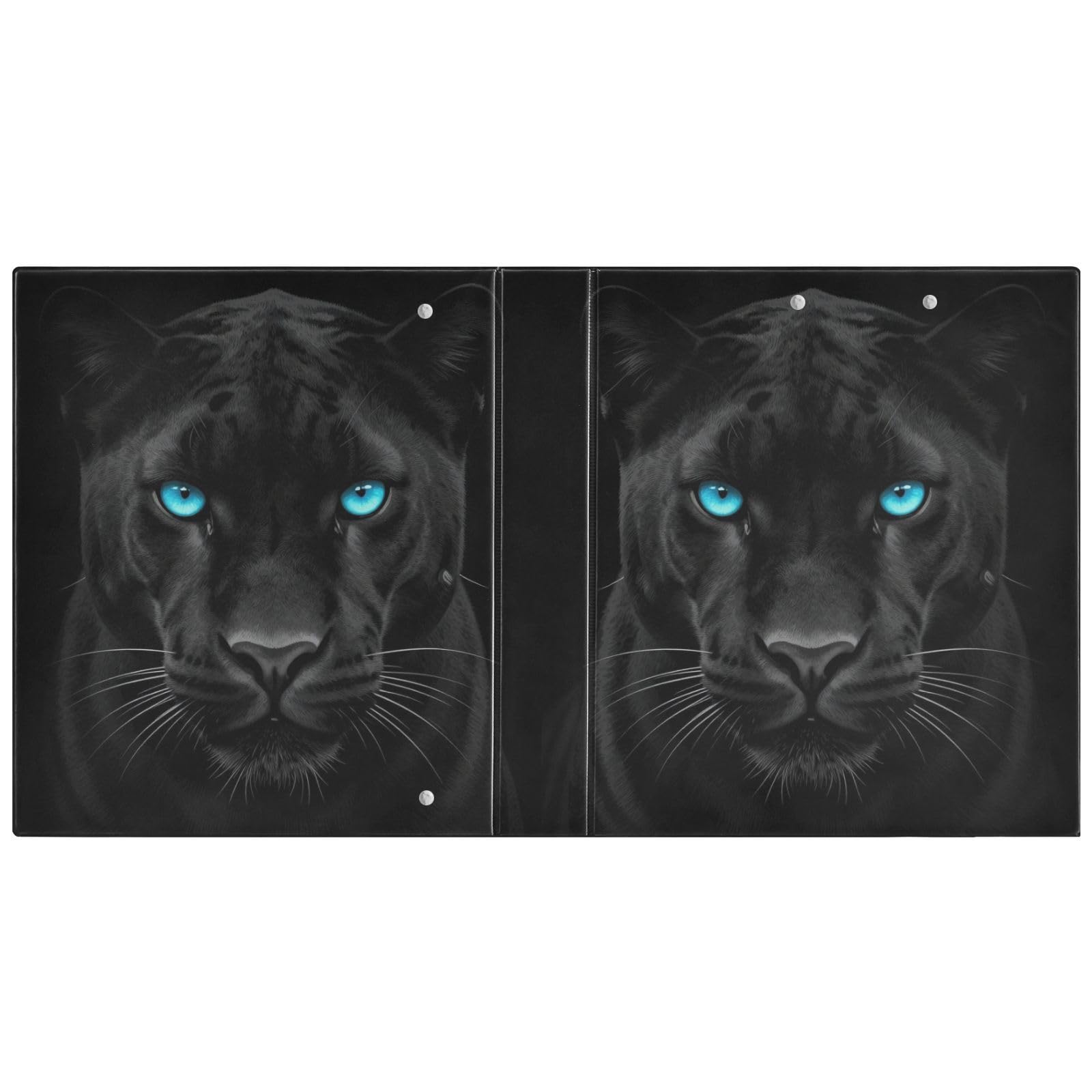 Raccoglitori da 1 e mezzo pollice per scuola Black Panther con blu brillante