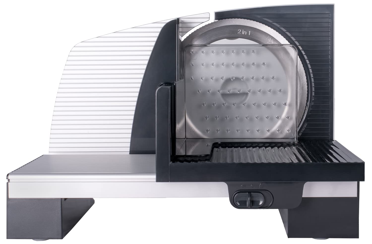 Cortafiambres eléctrico multiusos Steba, fácil limpieza gracias a sus piezas desmontables, pies de goma antideslizantes para un soporte firme y enrollador de cable. AS 200.