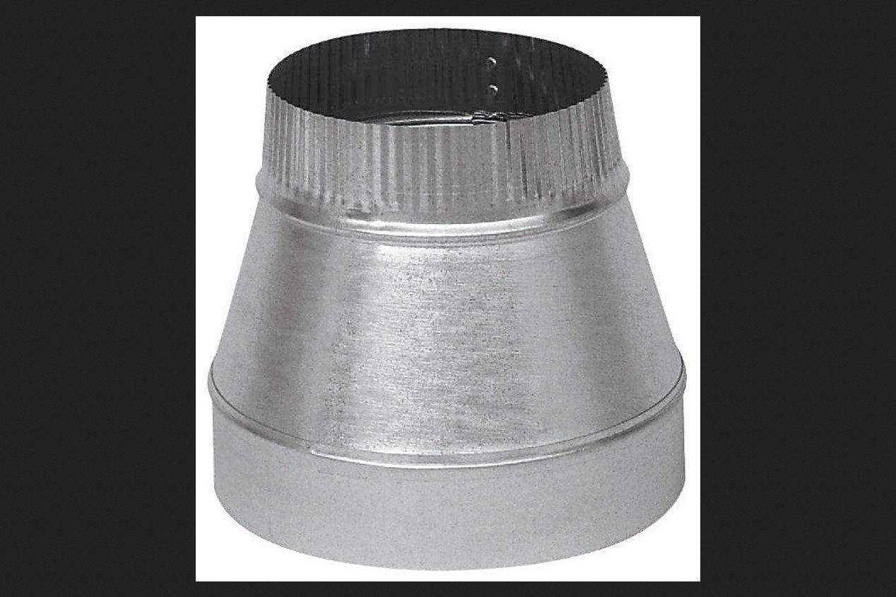 Imperial 6 in. Dia. x 5 in. Dia. Galvanized Steel Furnace Pipe Reducer