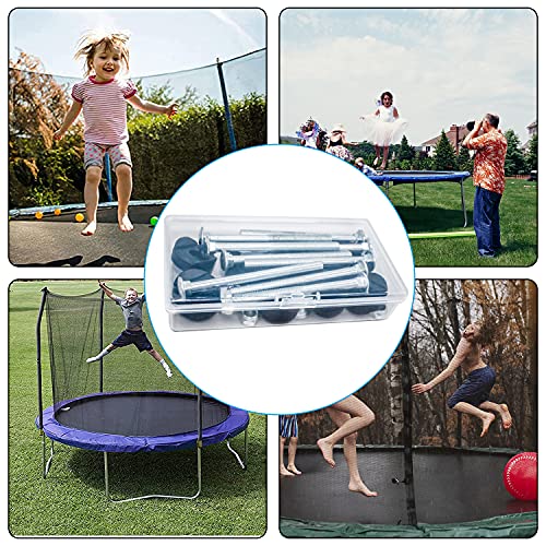 GIAK Lot de 10 Accessoires pour Trampoline pour Piquets de Trampolines Entretoises de Trampoline vis pour Fixation du Trampoline Convient pour Grand Trampoline et Petit Trampoline – Image 7