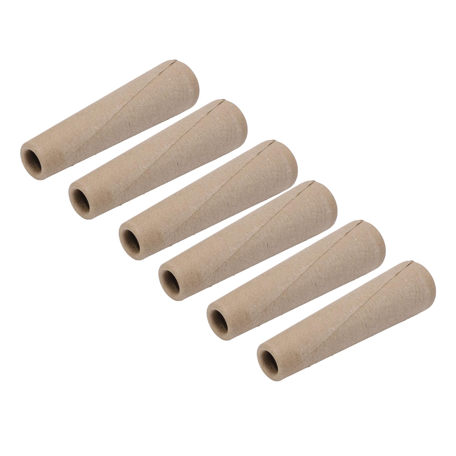 6 Pieces Yarn Winding Tubes, Multifunctional Paper Weaving Loom Tool for Sinuous Wool Ball, Knitting, Braiding, DIY Crafts