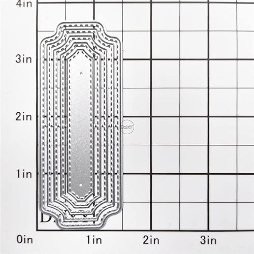 Miniatura 2 de DzIxY Troqueles de corte de metal con borde irregular para hacer tarjetas, juegos de troqueles de papel en relieve, álbum de fotos, álbumes de