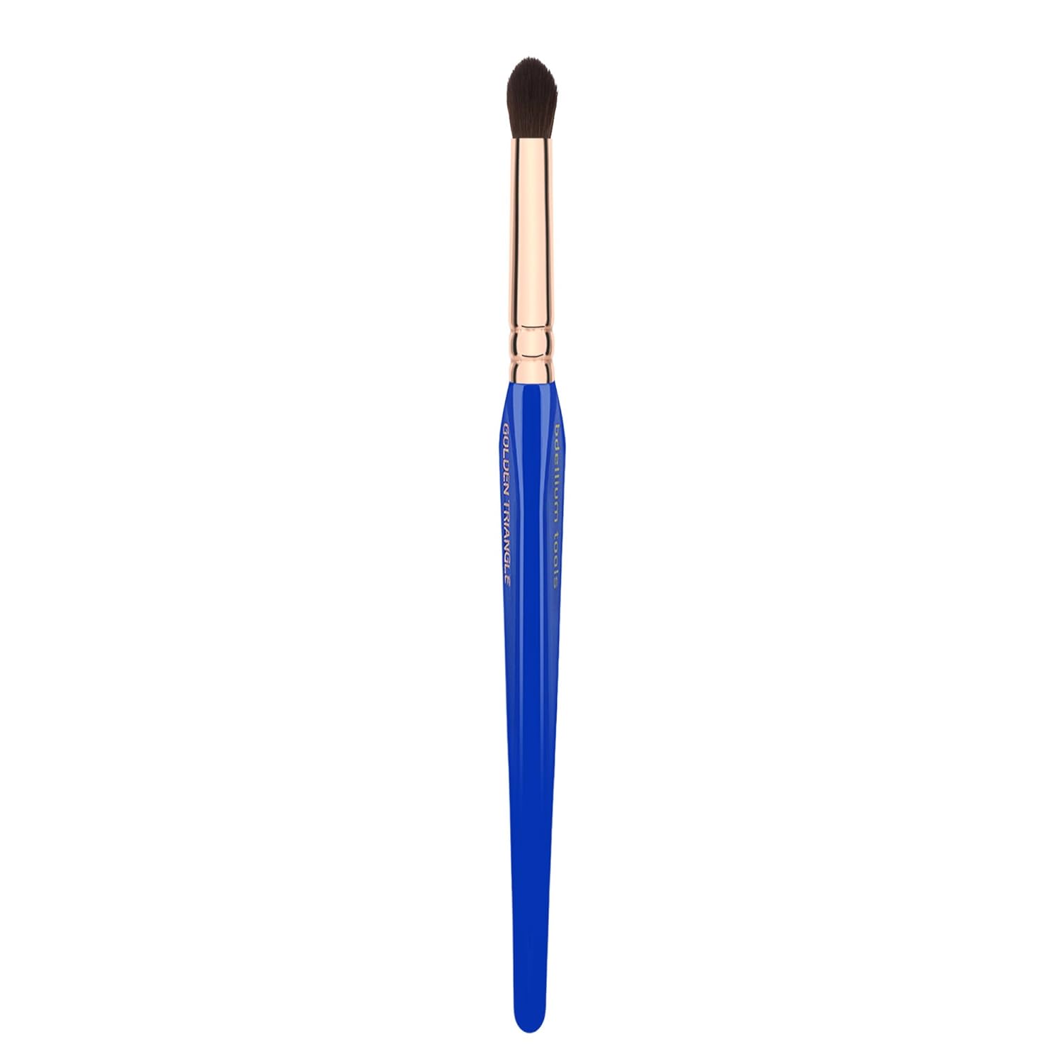 Bdellium Tools Professional Makeup Brush - Golden Triangle Series 781 Crease - With All Vegan and Soft Synthetic Fibers, For Eye Crease (Blue, 1pc) - Image 5