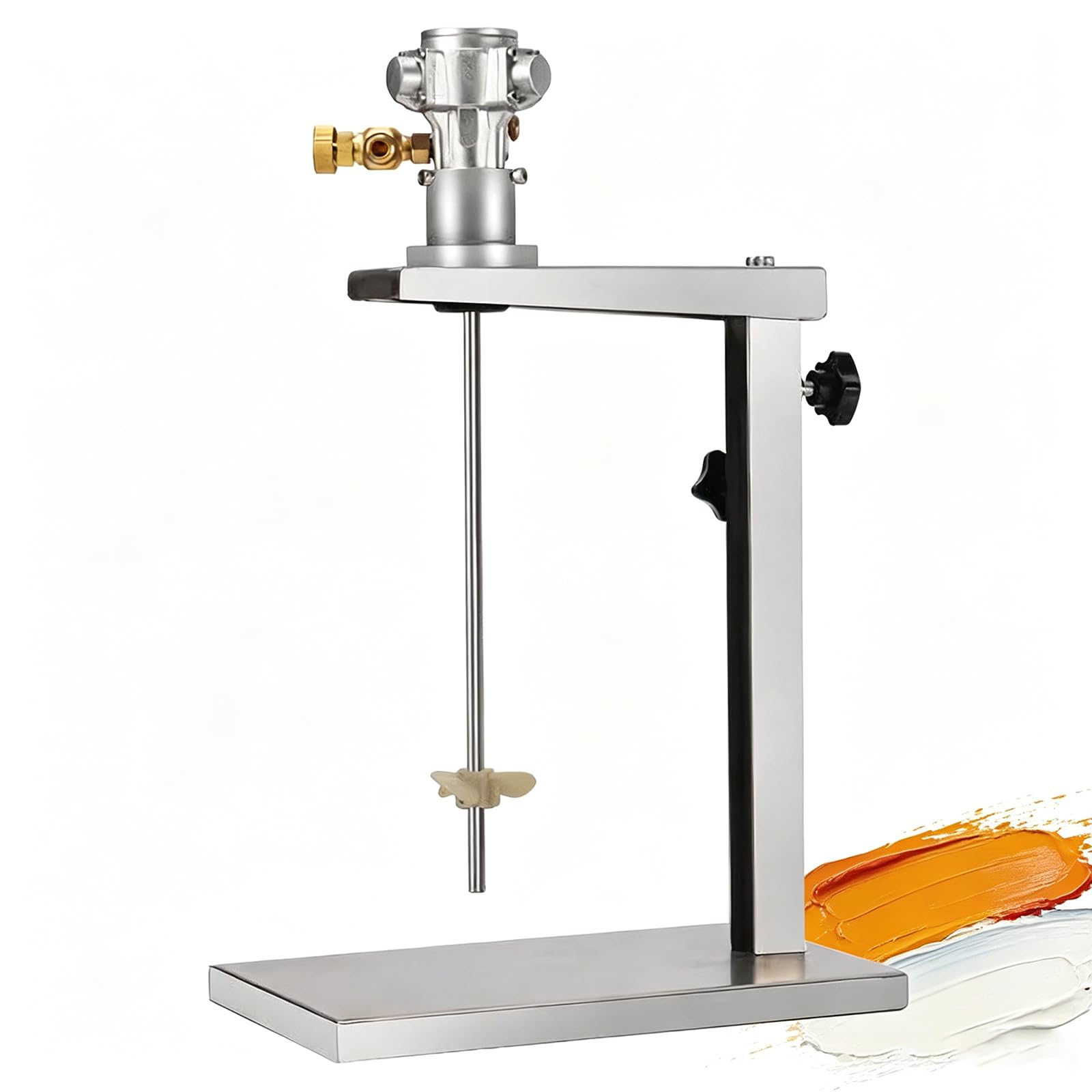 Miscelatore Automatico Pneumatico per Vernici da 1 Gallone, Agitatore per Vernici Ad Aria A velocità Regolabile, Diametro della Lama: 55 Mm, Pressione Dellaria: 6-8 kg, per Vernici Spray E