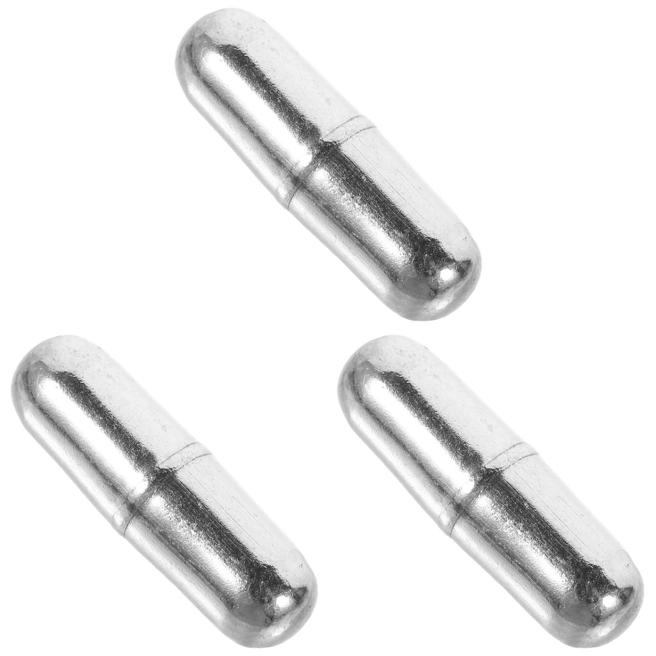 GLEAVI 3pcs Magnetic Stirrer Stainless Steel Stirring Bar Stirring Liquid Rod Laboratory Stirrer Bar Laboratory Stir Bar Laboratory Magnetic Stir Rod