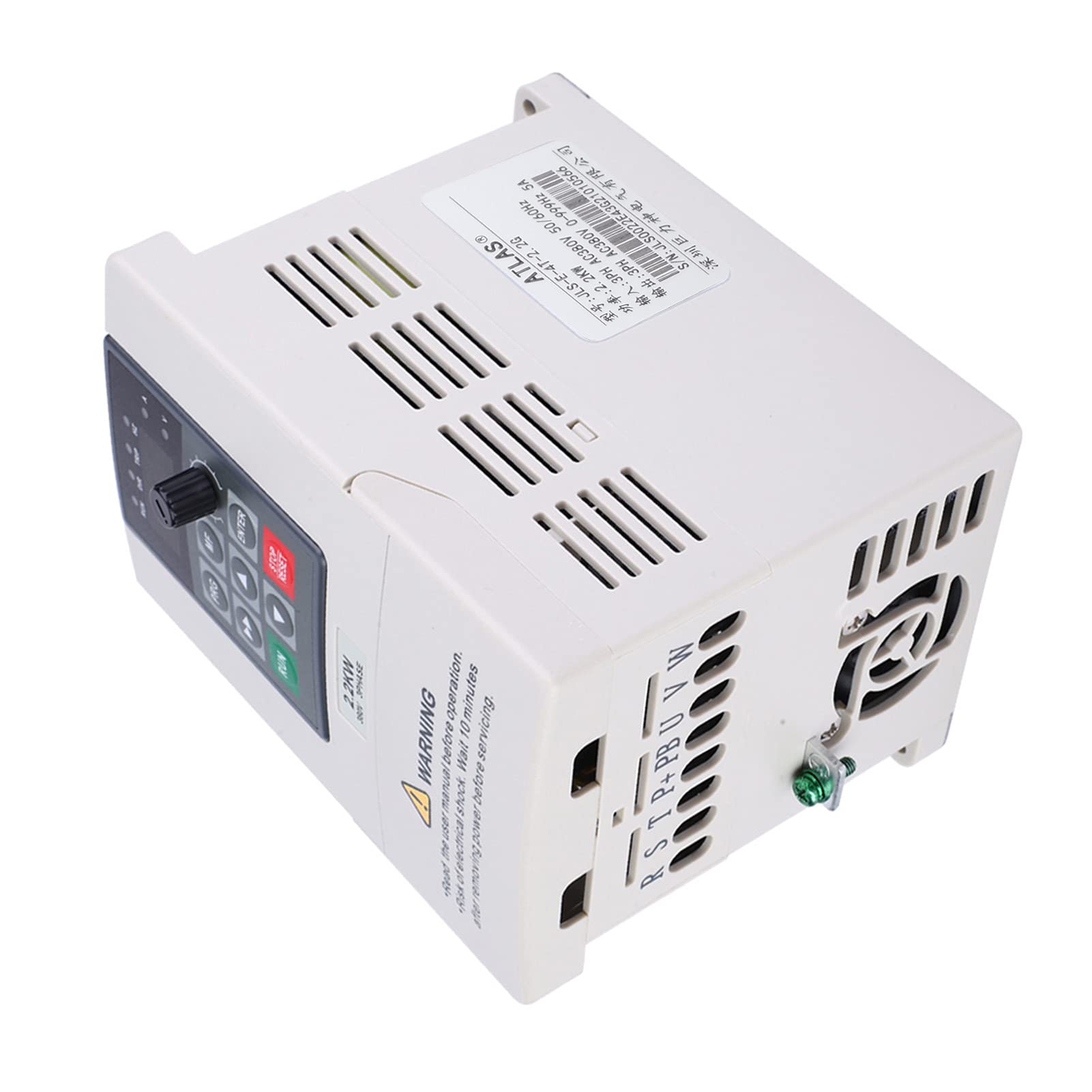 Inversor de 2,2 kW, 380V, variador de frecuencia Variable trifásico, inversor VFD para Entrada trifásica, Salida, Control de Velocidad del Motor, convertidores de Unidad de Entrada