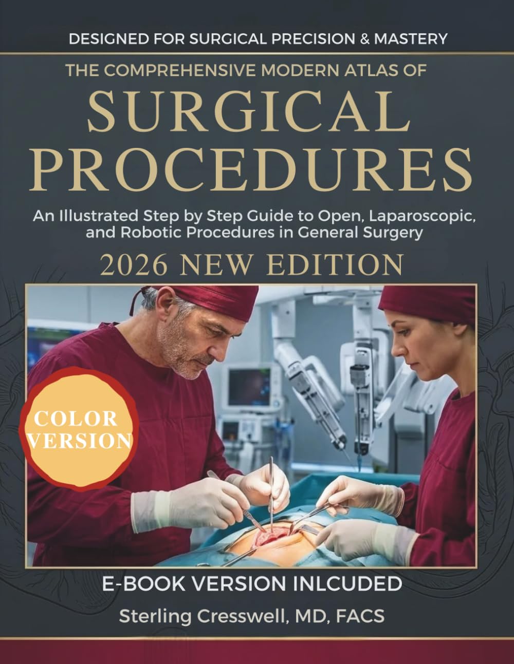 The Comprehensive Modern Atlas of Surgical Operations: An Illustrated Step by Step Guide to Open, Laparoscopic, and Robotic Procedures in General Surgery
