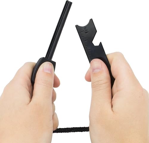 Miniatura 3 de Grizzly Pico bolsillo all-weather Magnesio Fire Starter, 4"