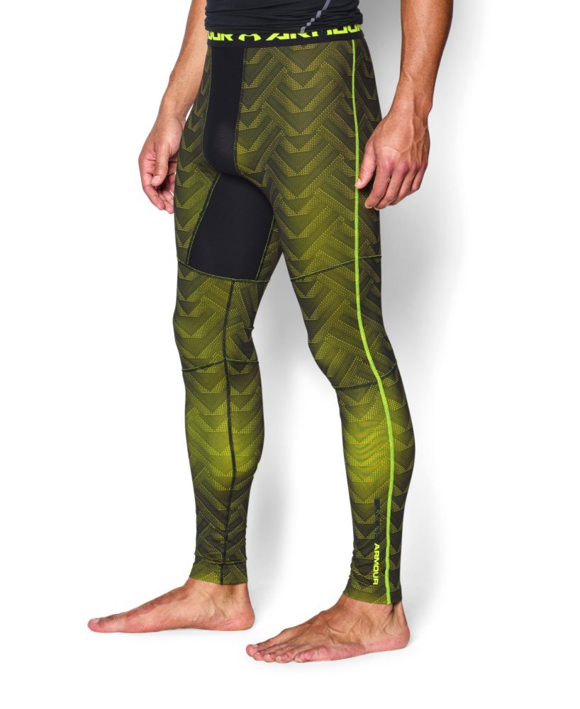 Under Armour ColdGear (Leggings para hombre, Hombre, 1264295, Amarillo de alta visibilidad 731/amarillo de alta visibilidad, medium