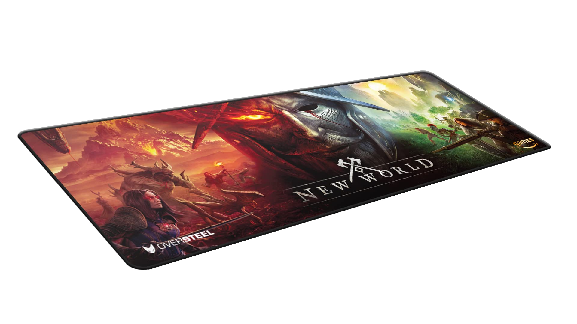 Oversteel - MAGNALIUM AETERNUM Tapis de souris PC gaming, taille XL (900x350x4 mm), New World Edition