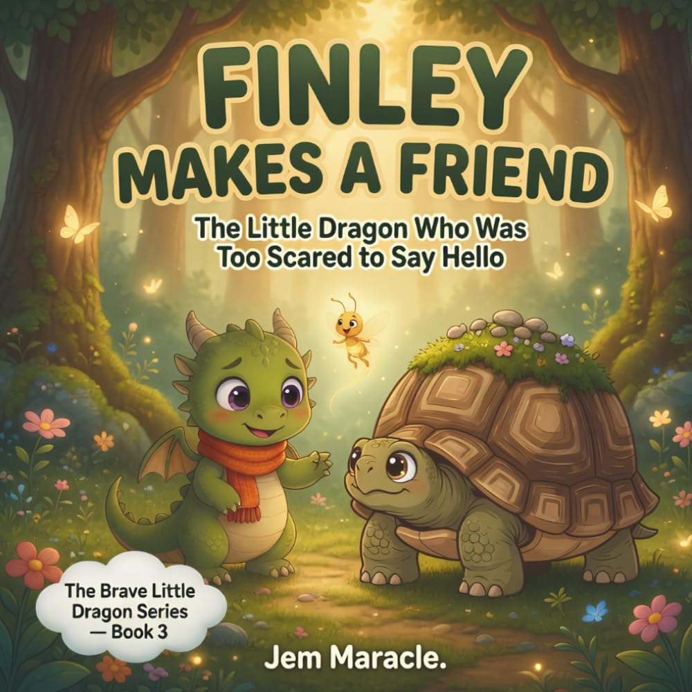 Finley Makes a Friend: The Little Dragon Who Was Too Scared to Say Hello (The Brave Little Dragon Series)