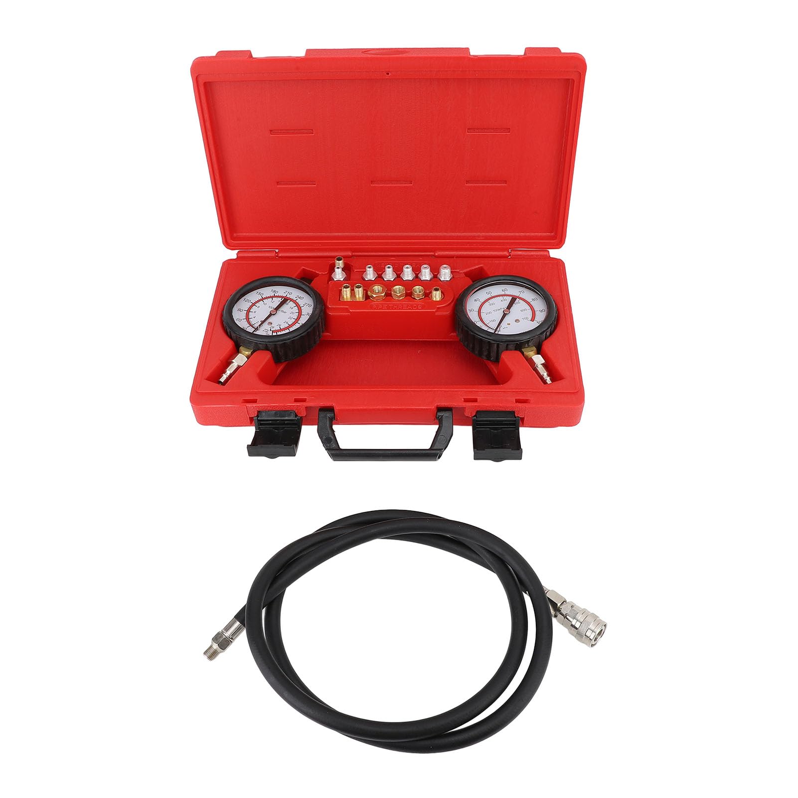 Manometro Olio Professionale Misuratore Pressione Olio Professionale - Kit Con Adattatori Per Auto Europee Strumento Meccanico - Foto 6