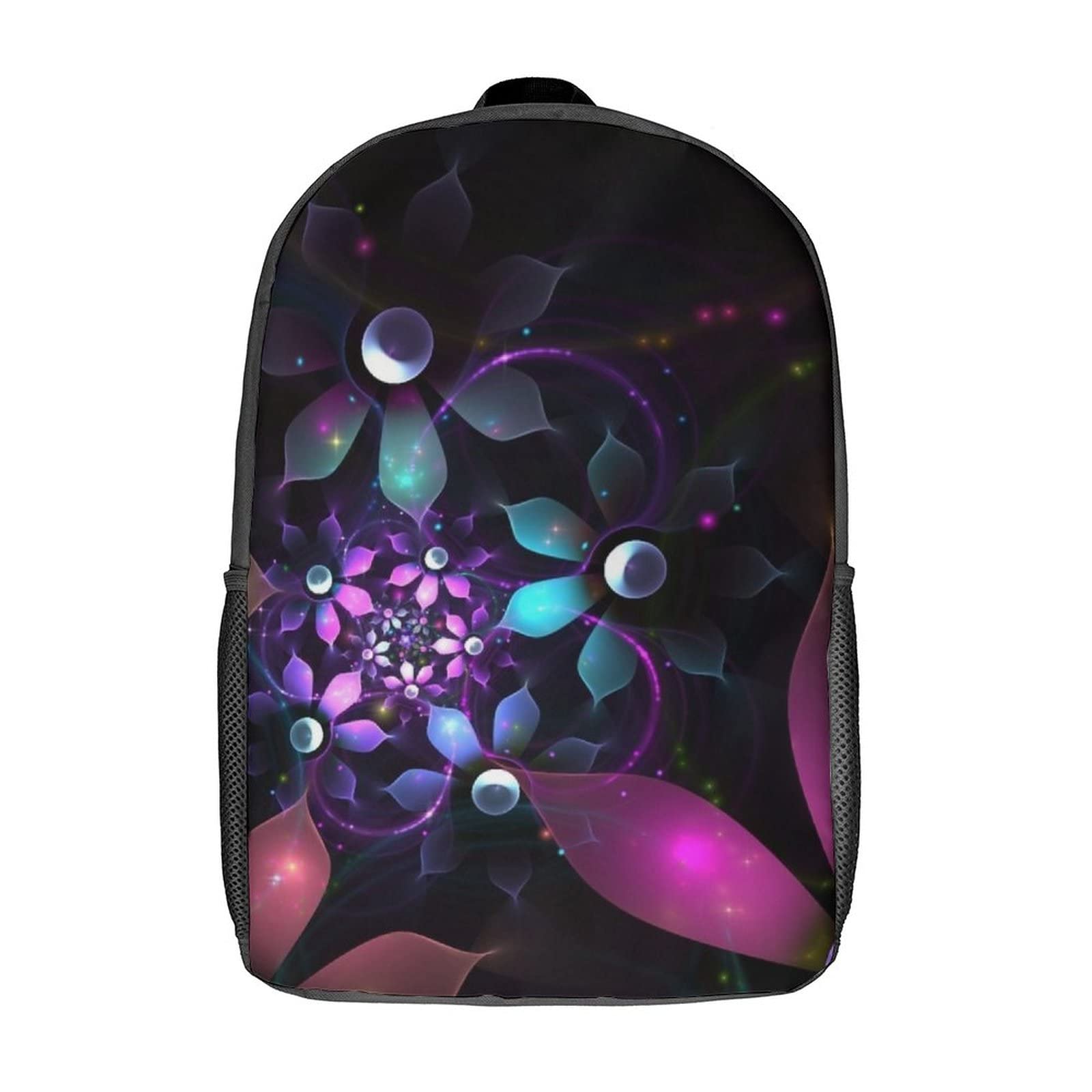 Sac à dos imprimé 3D Fractal de 17 pouces avec grand volume pour organiser toutes ses affaires - 8