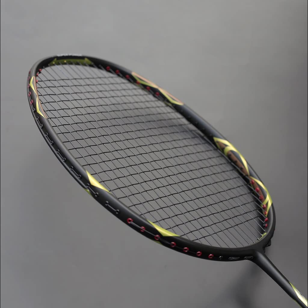 Professional 3U 85G Carbon Fiber Badminton Rackets Offensive Type G5 Light Weight Training Racquet With Strings Bags Adult Sport