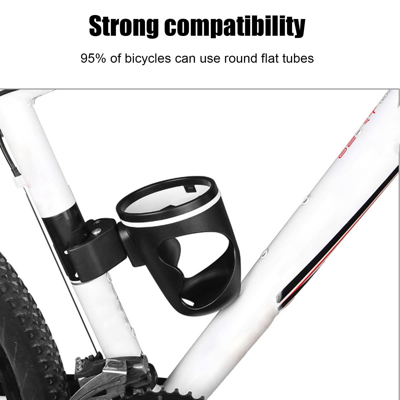 5 Portabicchieri per Passeggino | Portabicchieri con Rotazione | Universale a 360 Gradi | Portabibite Universale 2 in 1 per Passeggino, Bicicletta, Sedia a rotelle, deambulatore, Scooter