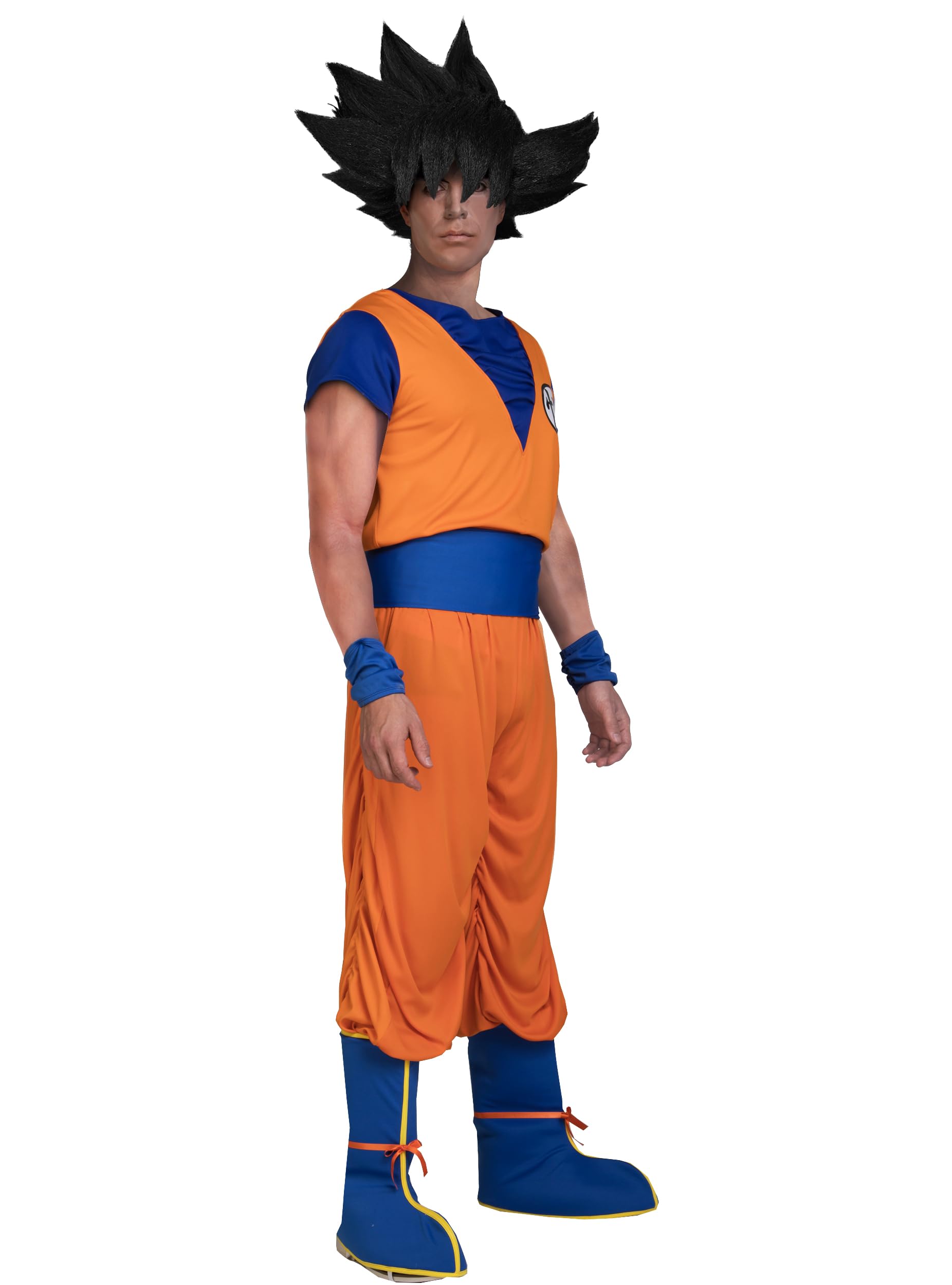 Funidelia | Kostium Goku Dragon Ball Męskie Son Goku Manga Kreskówki - Strój dla dorosłych i zabawne akcesoria na imprezy karnawał i Halloween - Pomarańczowy