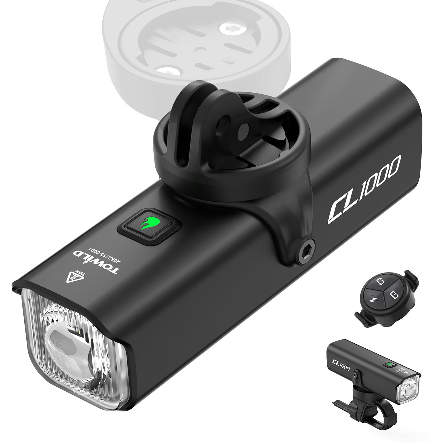 Bike Lights for Night Riding,Compatible with Garmin/GoPro Mount,600 Lumen Bike Headlight,2000mAh Rechargeable Battery,Waterproof Bike Front Light for Commuter Cyclists-Fits All Bikes