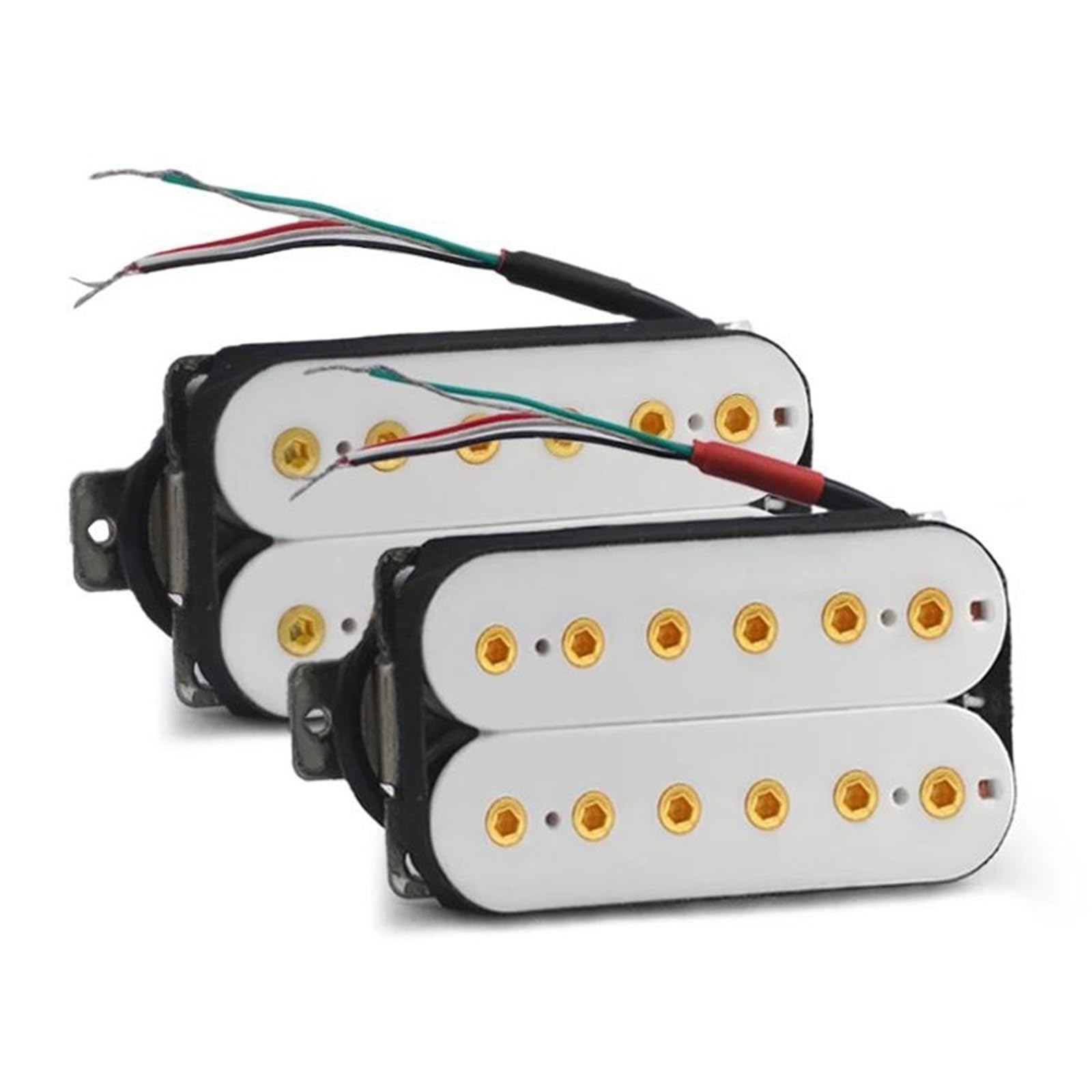 Profesjonalna Wydajność Przetworniki Do Gitary Ele Alnico5 Humbucker Coil Split Neck7.5K/Bridge15K Podwójna Cewka Pickup Do Gitary Elektrycznej Część Do Gitary(1 Set)