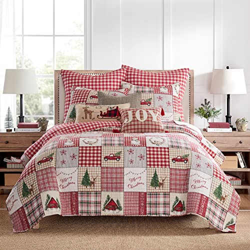Levtex Home - Home for Christmas Quilt Set - King/Cal