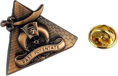 The Quiet Witness 6030799 Past Shrine Potentate Lapel Pin Shriner Past-Potentate