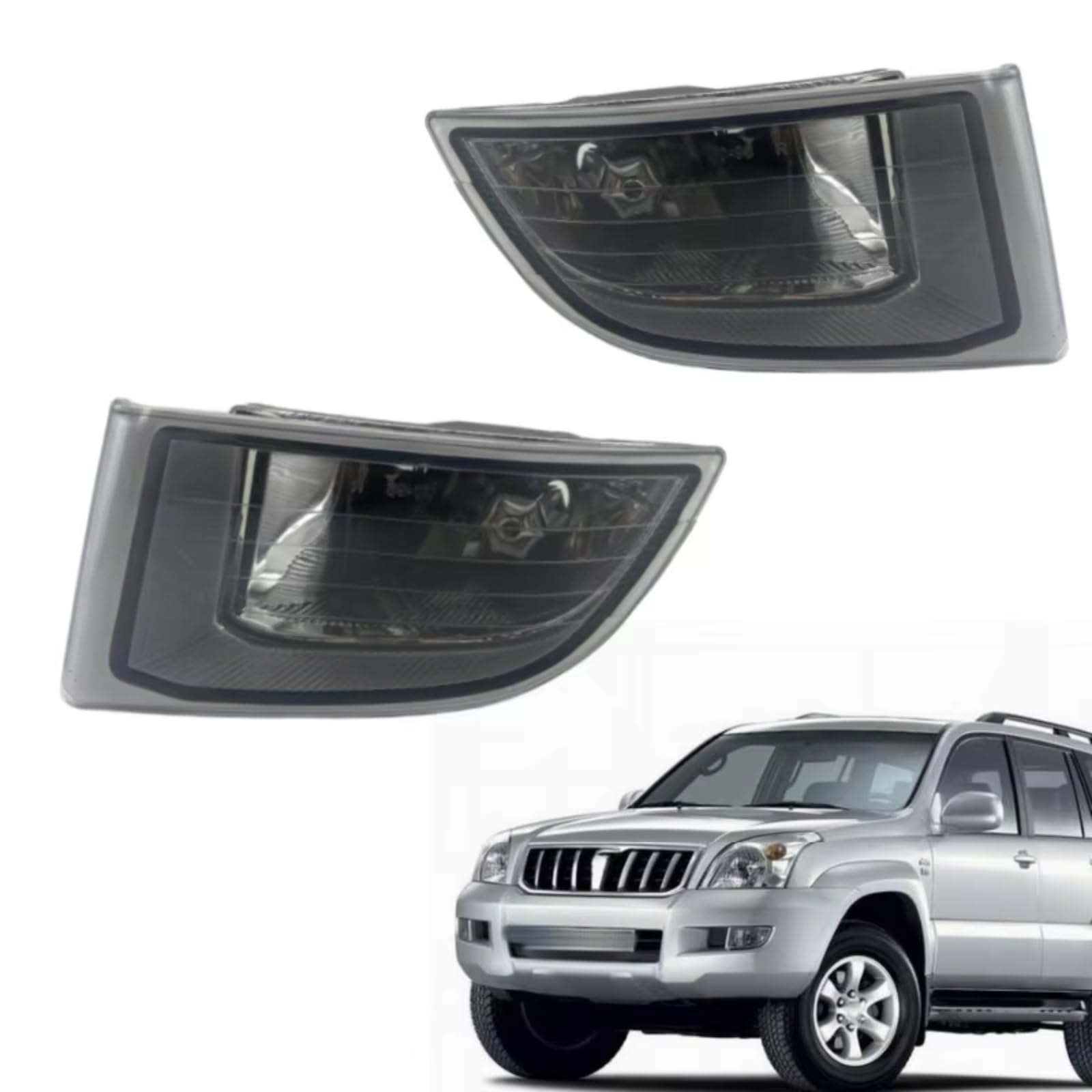 Fendinebbia Per Toyota Per Land Per Cruiser Per Prado 120 2002-2009 Fendinebbia guida | Accessori per auto Fendinebbia Fendinebbia Lampada di guida Senza lampadine