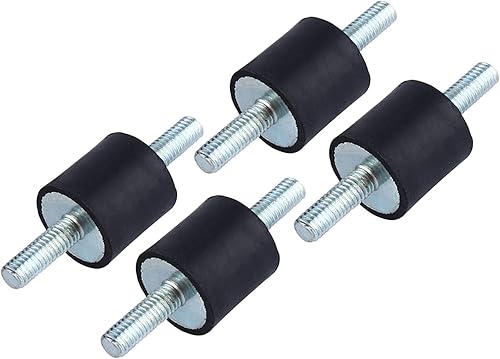 Miniatura 6 de Soportes aisladores de goma M6, paquete de 4 amortiguadores de bomba de compresor de aire M6, aislador antivibración, soportes de bobinas de goma,