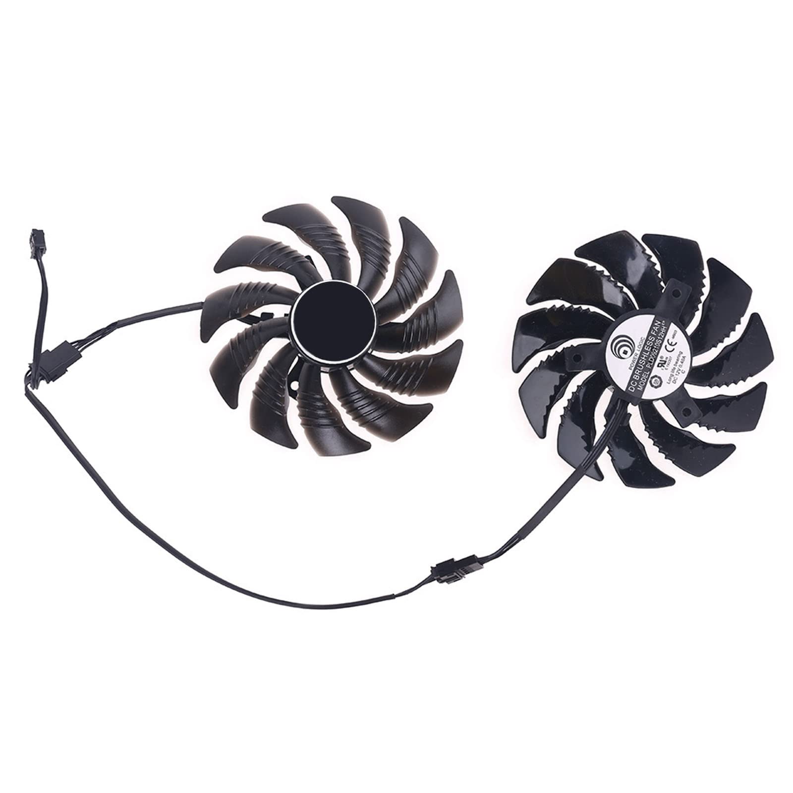 1/2pcs 88mm PLD09210S12HH 4Pin Cooling Fan for 1660 1660Ti Graphics Card Cooler Fan